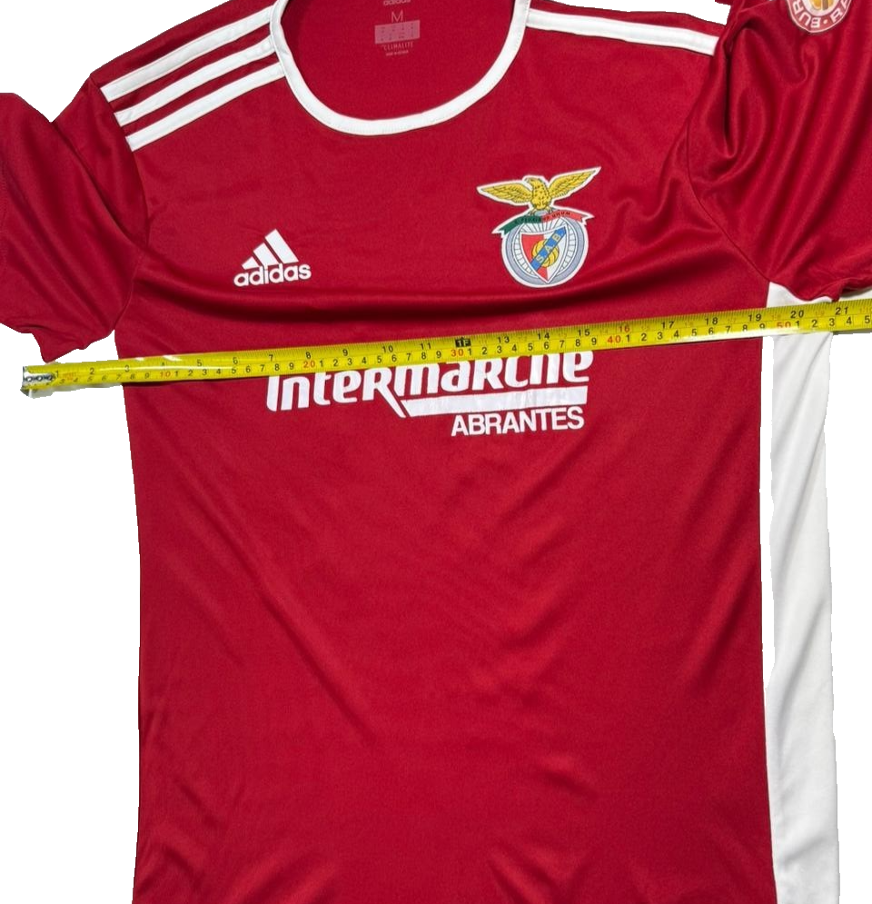 Adidas Sl Benfica Boys' Football Shirt Jersey In Red - Size M