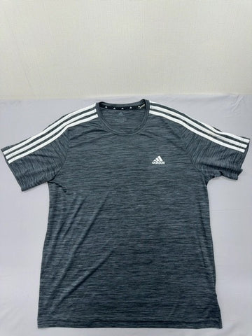 Adidas Primegreen Aeroready Gray L Men's T-Shirt 3-Stripes