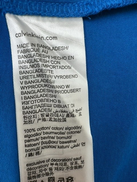Calvin Klein Jeans Men Blue T-Shirt size L product image 5