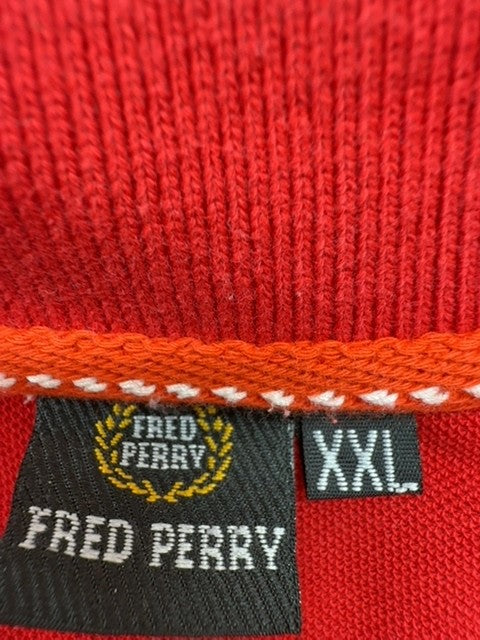 Fred Perry Men Red T-Shirt size XXL product image 4