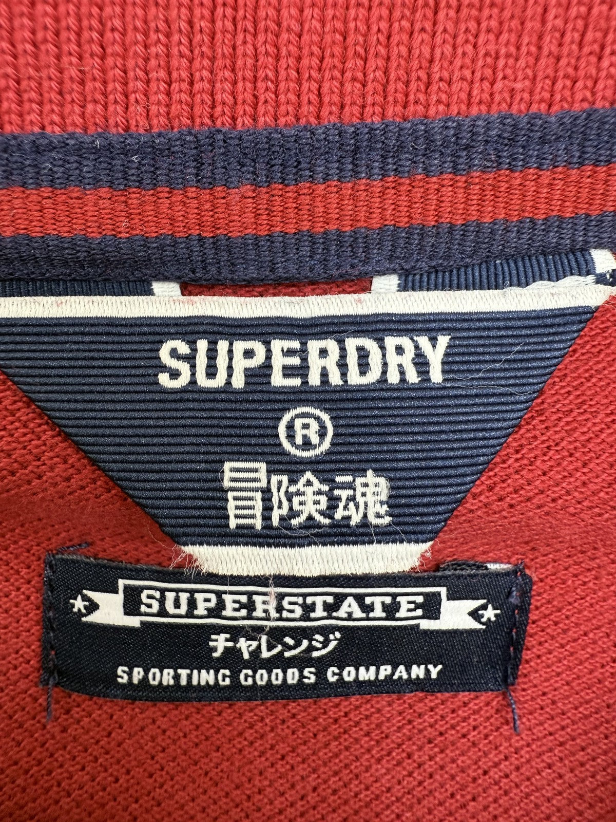Superdry Men Red Polo Shirt size XL product image 4