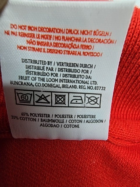 Fruit of the Loom Men Red Polo Shirt size L product image 5