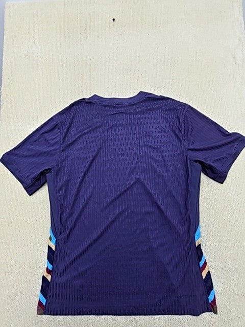 Nike Men's Purple England Football Jersey Short Sleeve Dri-FIT