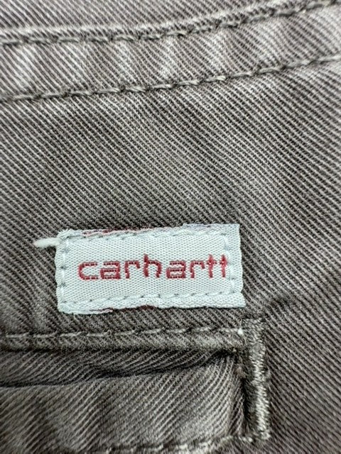 Carhartt Men's Gray Utility Work Pants 31x34 Canvas Loose