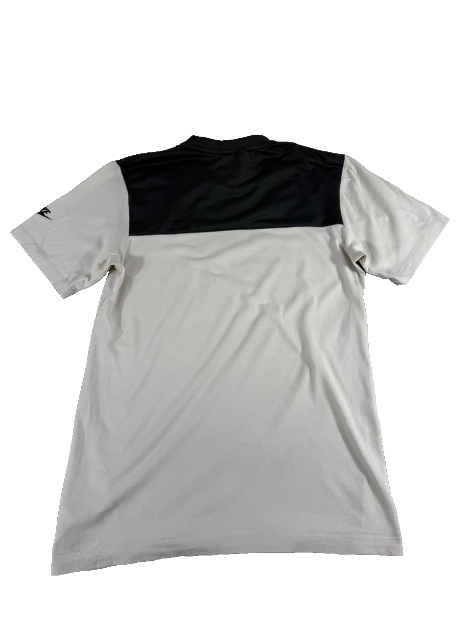 Nike Men's Small S Short Sleeve Athletic T-Shirt White Grey Logo Tee