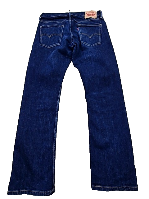 Levi's Men's 514 Straight Fit Dark Wash Jeans Size 33 Stretch