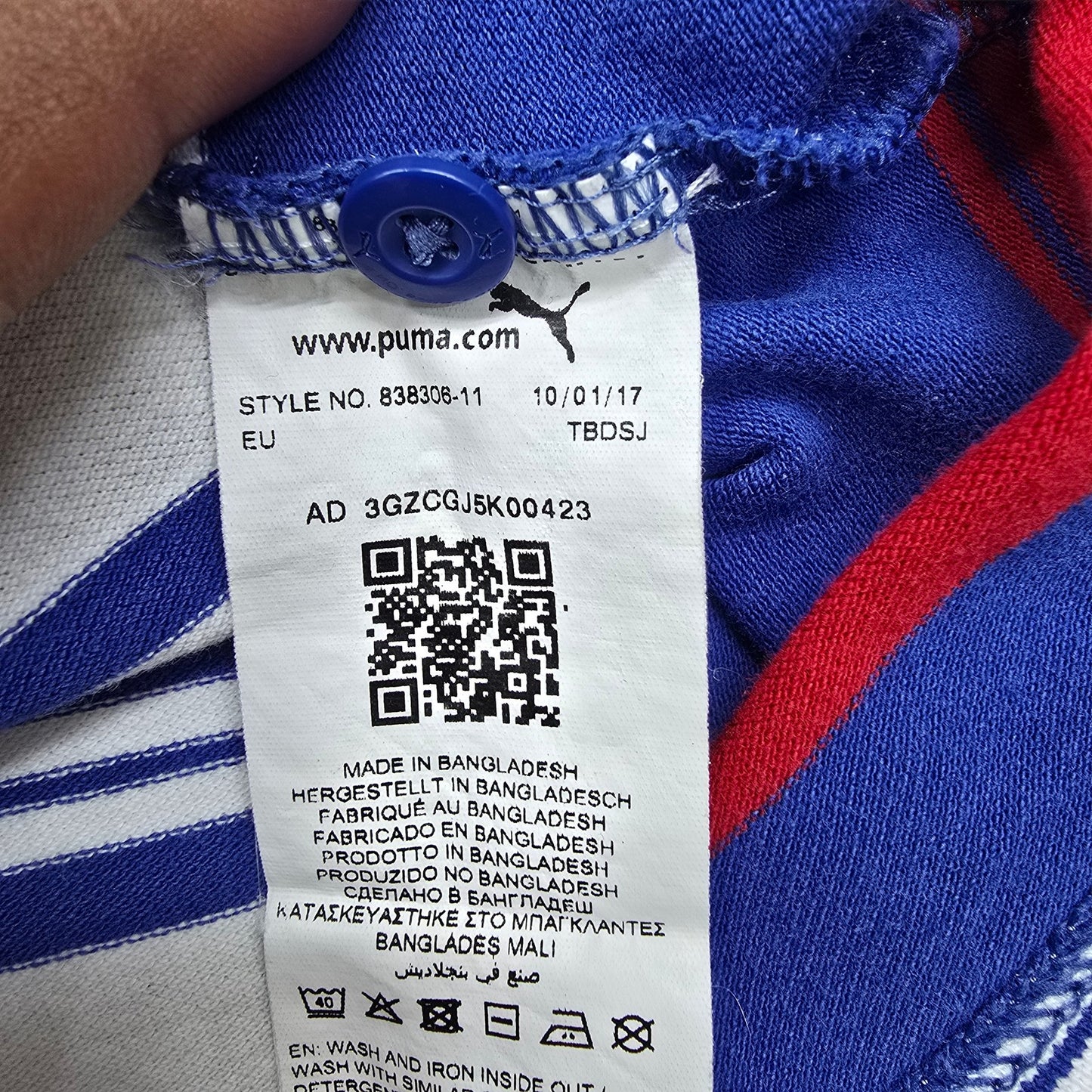 Puma Men Blue Polo Shirt size XL product image 4