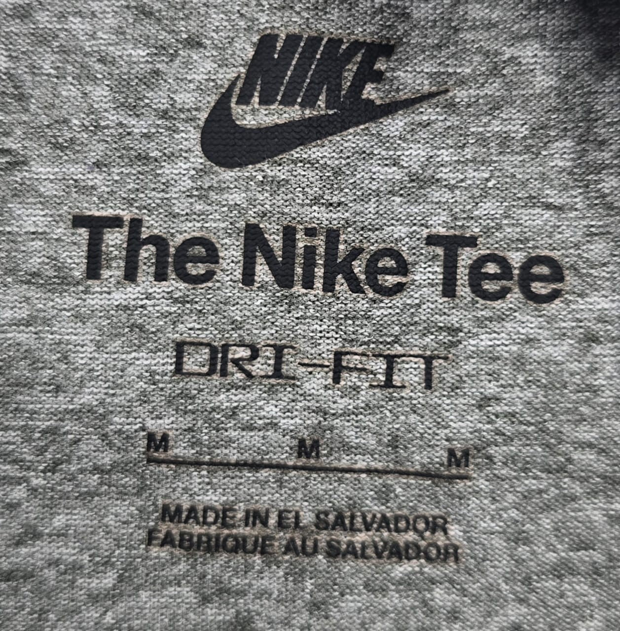 Nike Men's Dri-FIT Grey Lacrosse T-Shirt Size M The Nike Tee