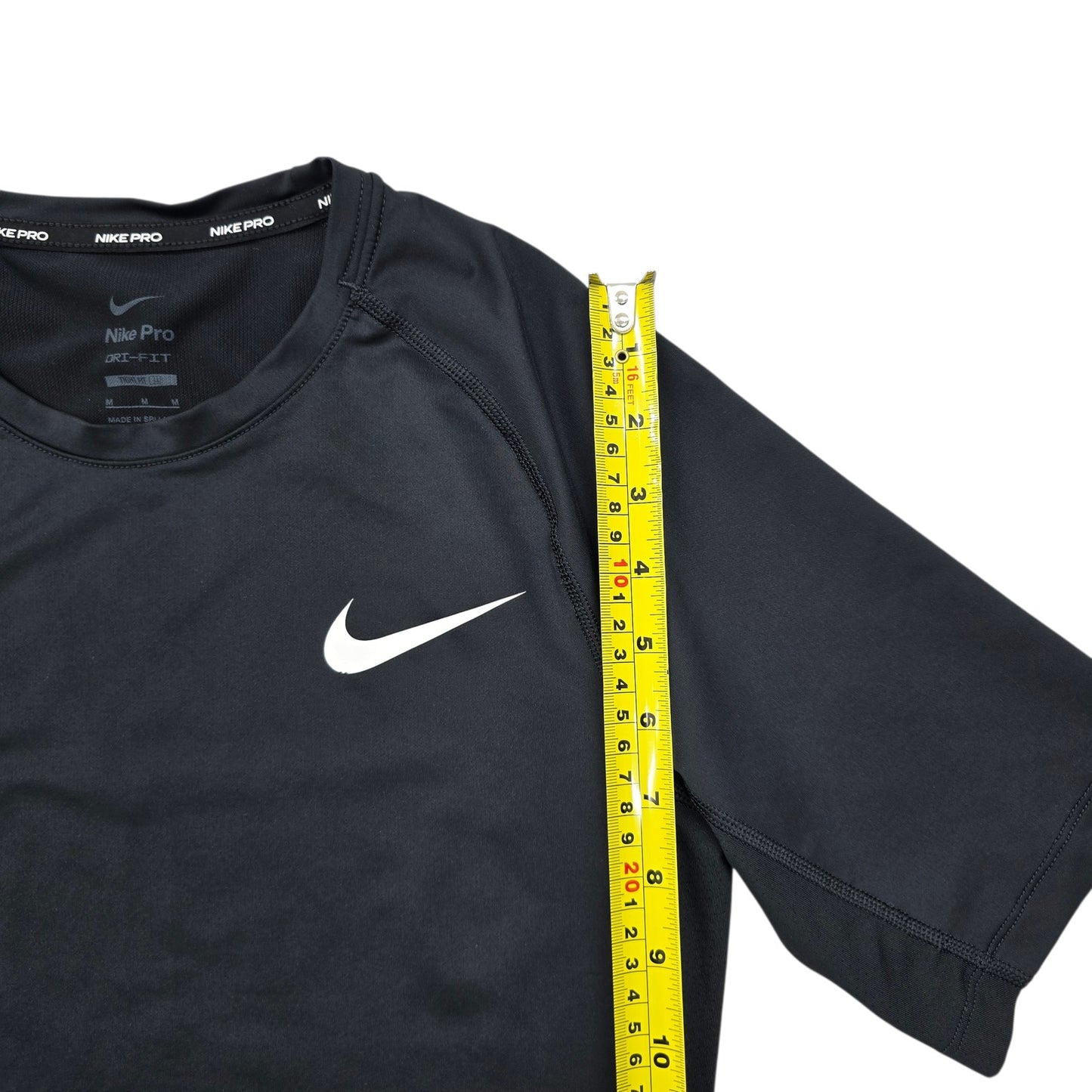 Nike Men's Pro Dri-FIT Black Slim Fit T-Shirt Size M