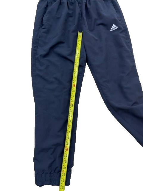 Adidas Originals Men's Navy Track Pants L 3-Stripes Tapered