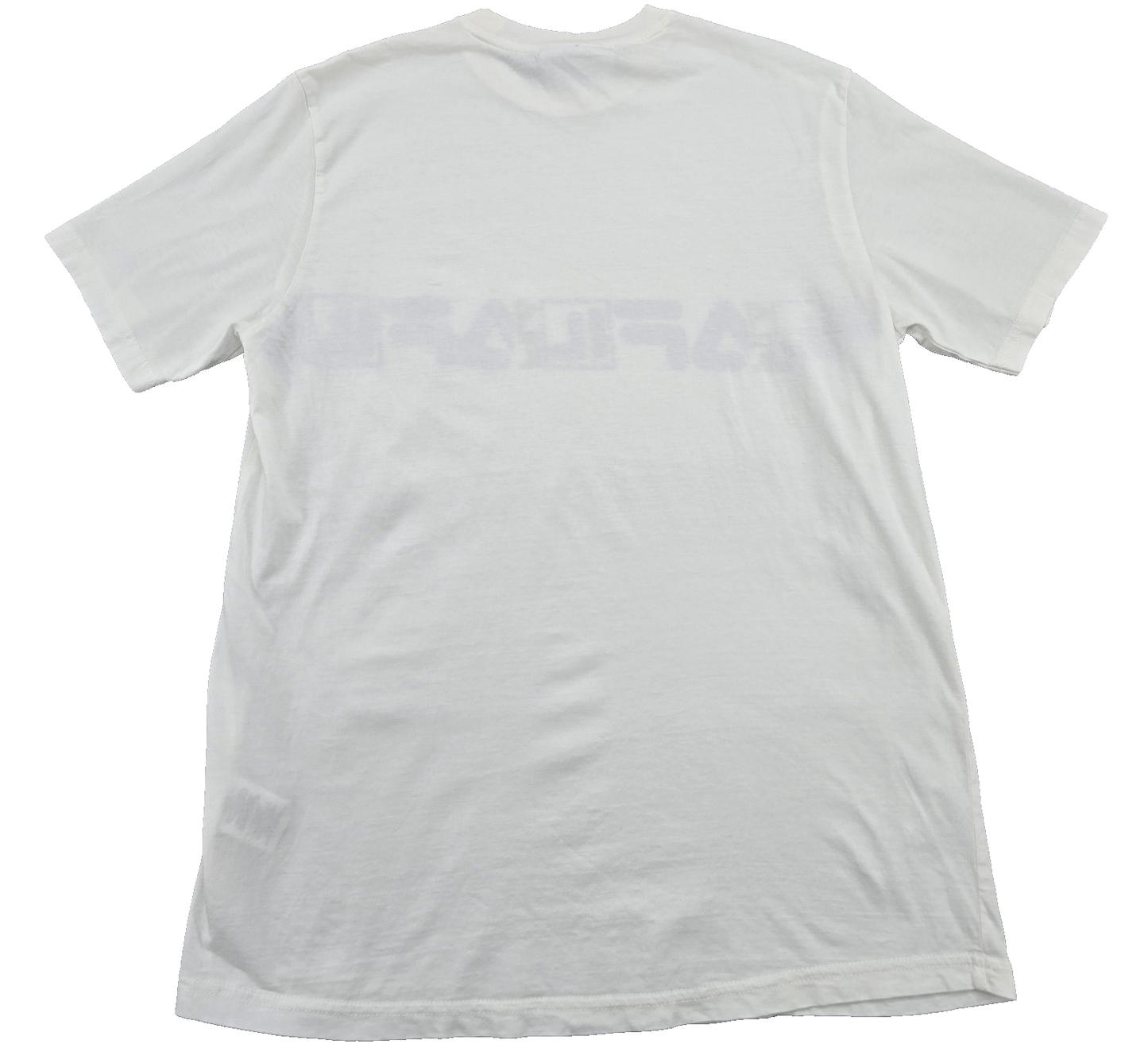 Fila Men's White Logo Cotton T-Shirt Sz M Short Sleeve
