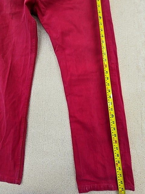 Levi's Men's Red 501 Straight Jeans 38x36 XXL