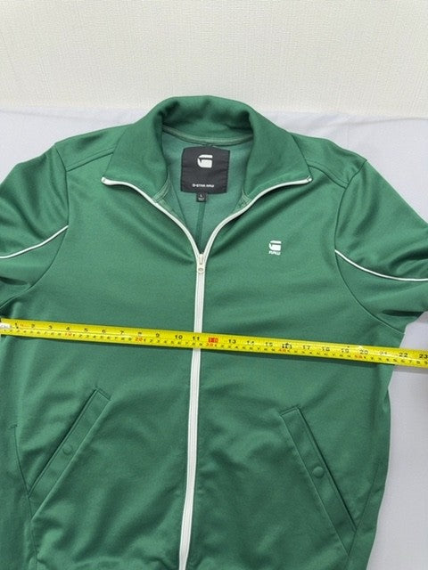 G-Star RAW Lanc Slim Tracktop Green Full Zip Men's L