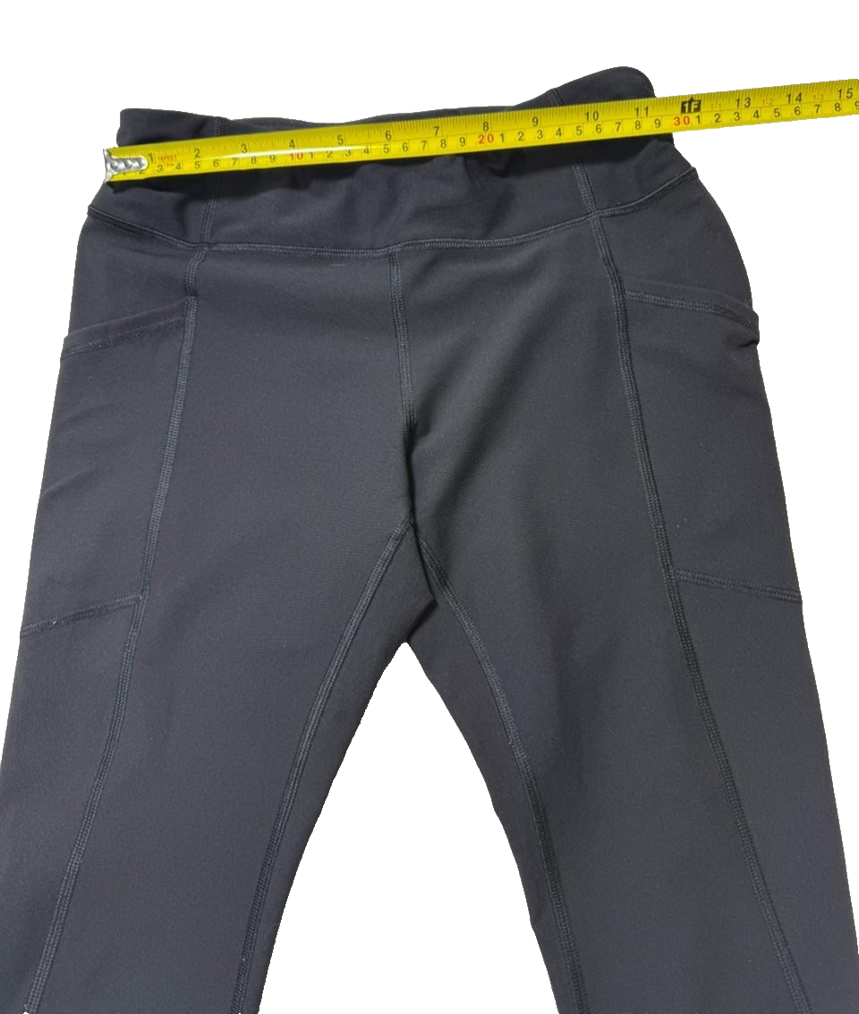 Lululemon Black Reflective Tights For Women - Size 6
