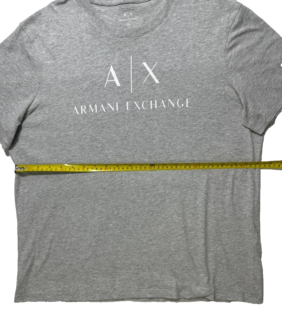 Armani Exchange Men's Logo Crew Neck Short Sleeve Jersey T-shirt | SIZE : XL