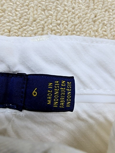 Polo Ralph Lauren Men's White Stretch Chino Shorts