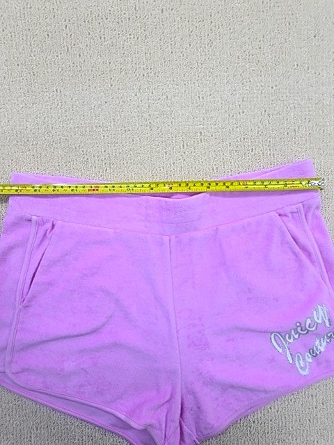 Juicy Couture Purple Velour Track Shorts Women's L