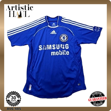 Adidas Men's Blue Soccer Jersey Short Sleeve Crewneck Size L
