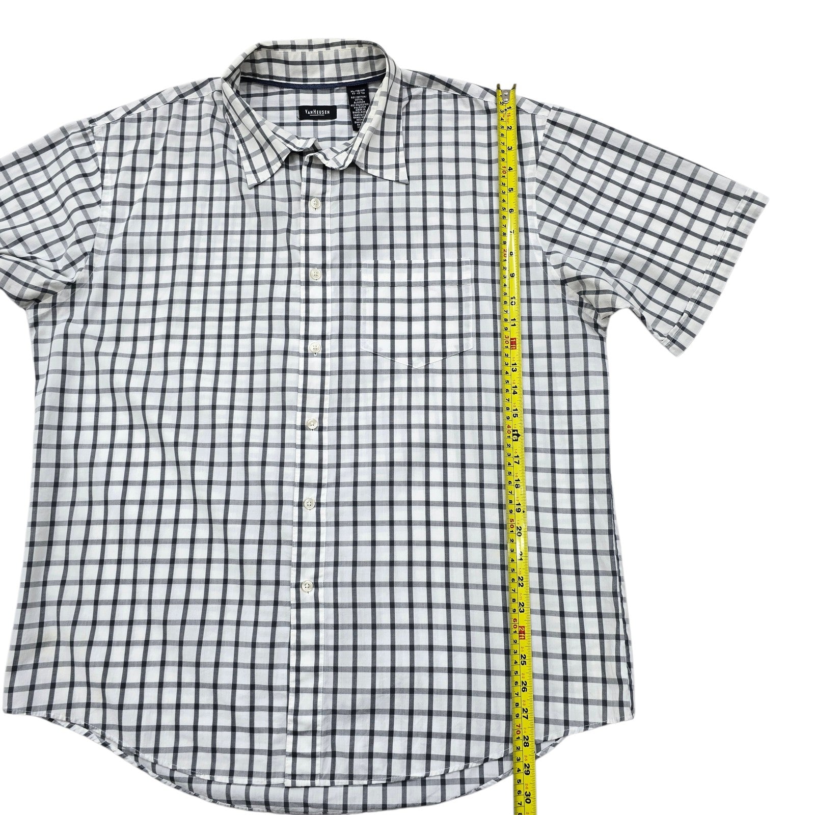 Van Heusen Men Navy Shirt size XL product image 8