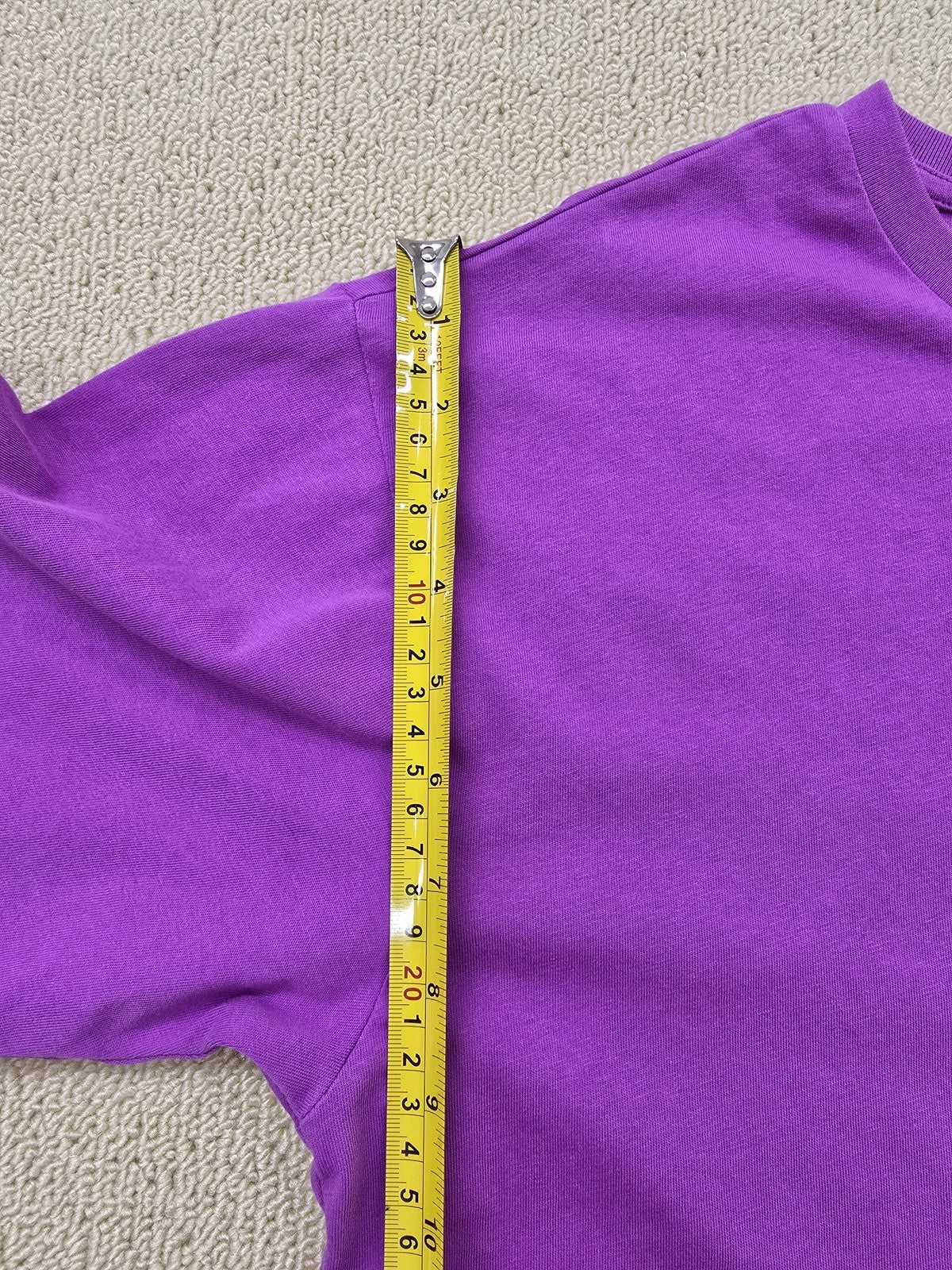Puma Oversized Purple Short Sleeve T-Shirt M Unisex