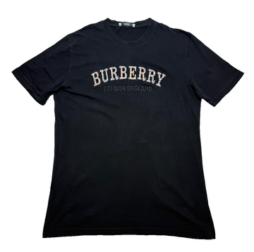 Burberry Logo-Print Cotton T-Shirt | Color: Black | Size: XL