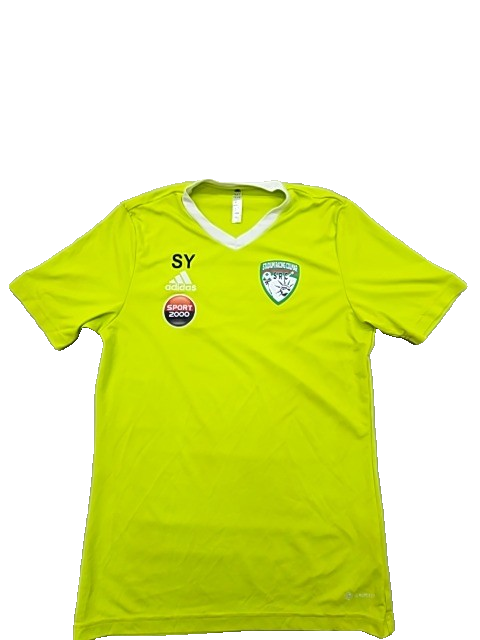 Adidas Unisex Green Jersey – Size M, V- New new V, Short Sleeve