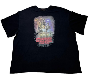 Stranger Things Gildan T Shirt Black | Size: L