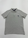 U.S. Polo Assn. Youth Gray Polo Shirt – Size M, Embroidered