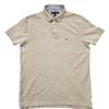 Tommy Hilfiger Men's Beige Polo Shirt – Size M – Ref BB839