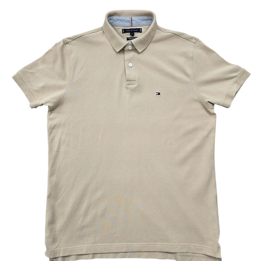 Tommy Hilfiger Men's Beige Polo Shirt – Size M – Ref BB839
