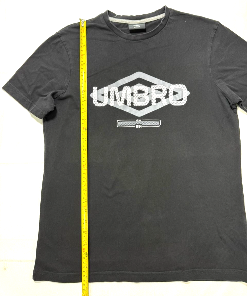 Black Umbro Graphic T-Shirt - Size M