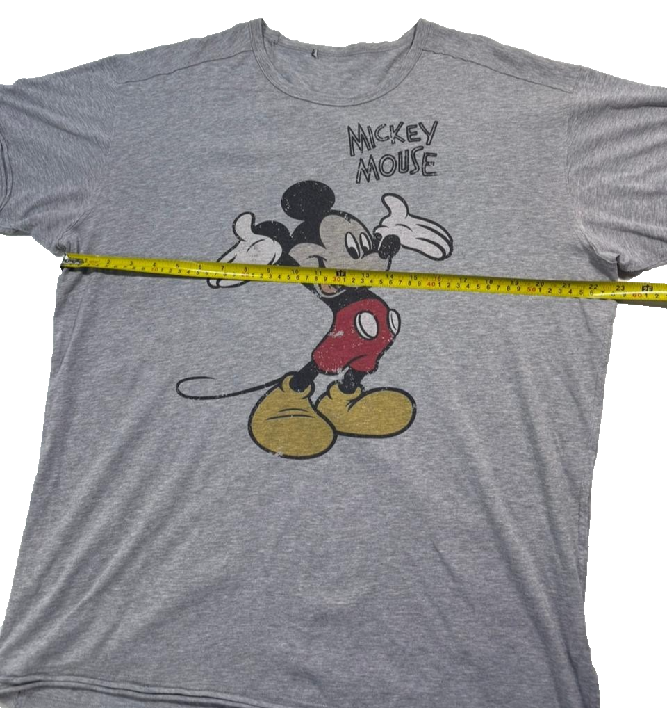 Disney Men's Mickey Mouse Classic T-Shirt In Sports Grey - Size L