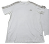 Adidas Men's White T-Shirt – Size S, Slim Fit, Cotton