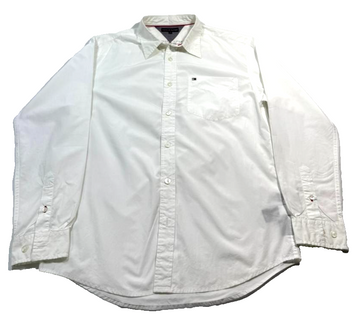 Tommy Hilfiger Men's Long-Sleeve Button-Down Shirt - Size 14