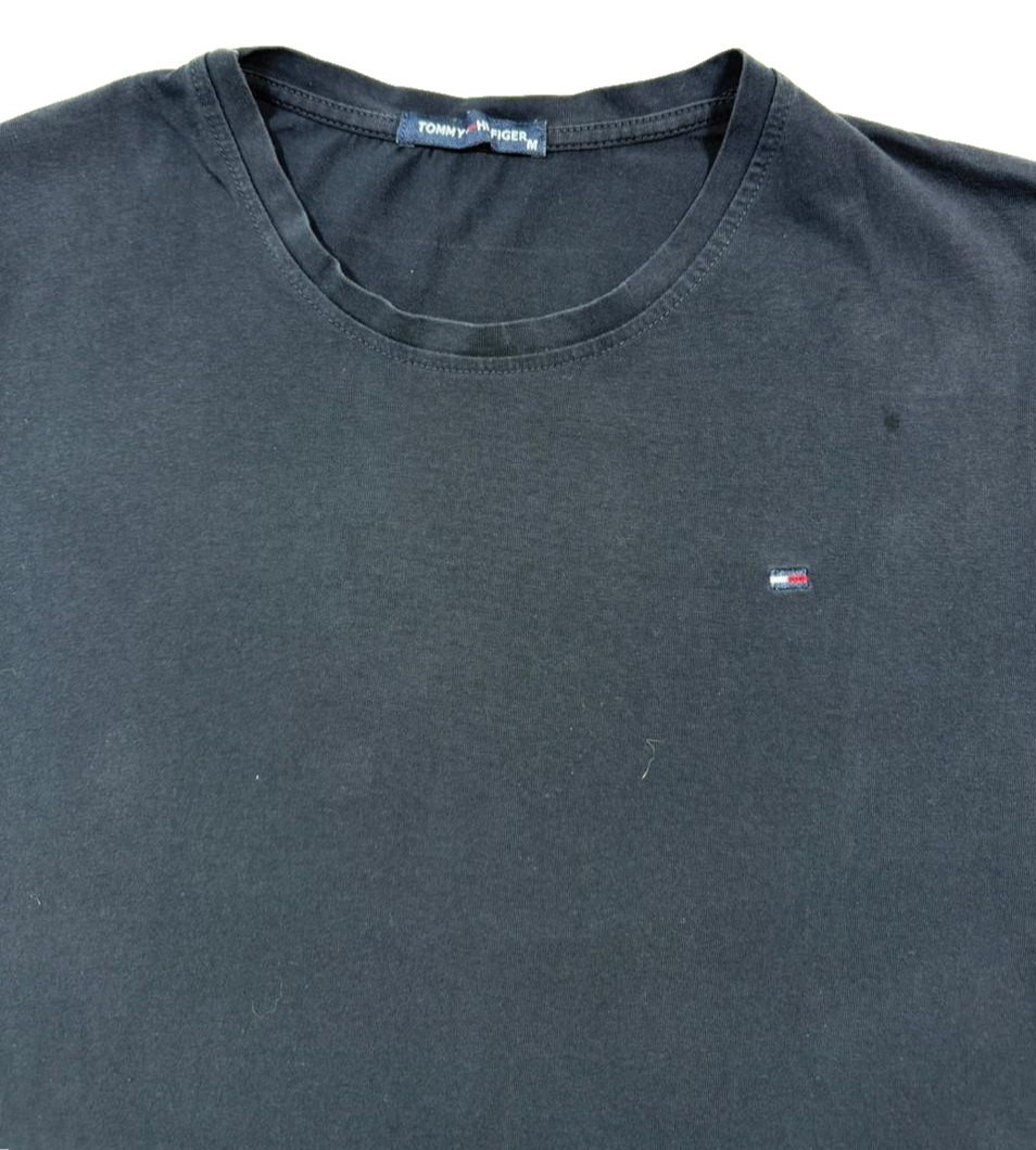 Men's Tommy Hilfiger Flag Logo Stretch Cotton Crew Neck T-Shirt Size Medium