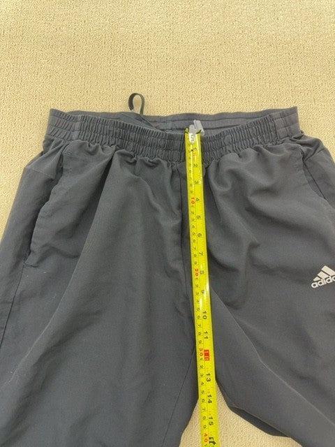 Adidas Originals Men's Navy Track Pants L 3-Stripes Tapered
