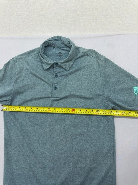 Adidas Men's Grey Golf Polo Shirt Large Short Sleeve Stretch