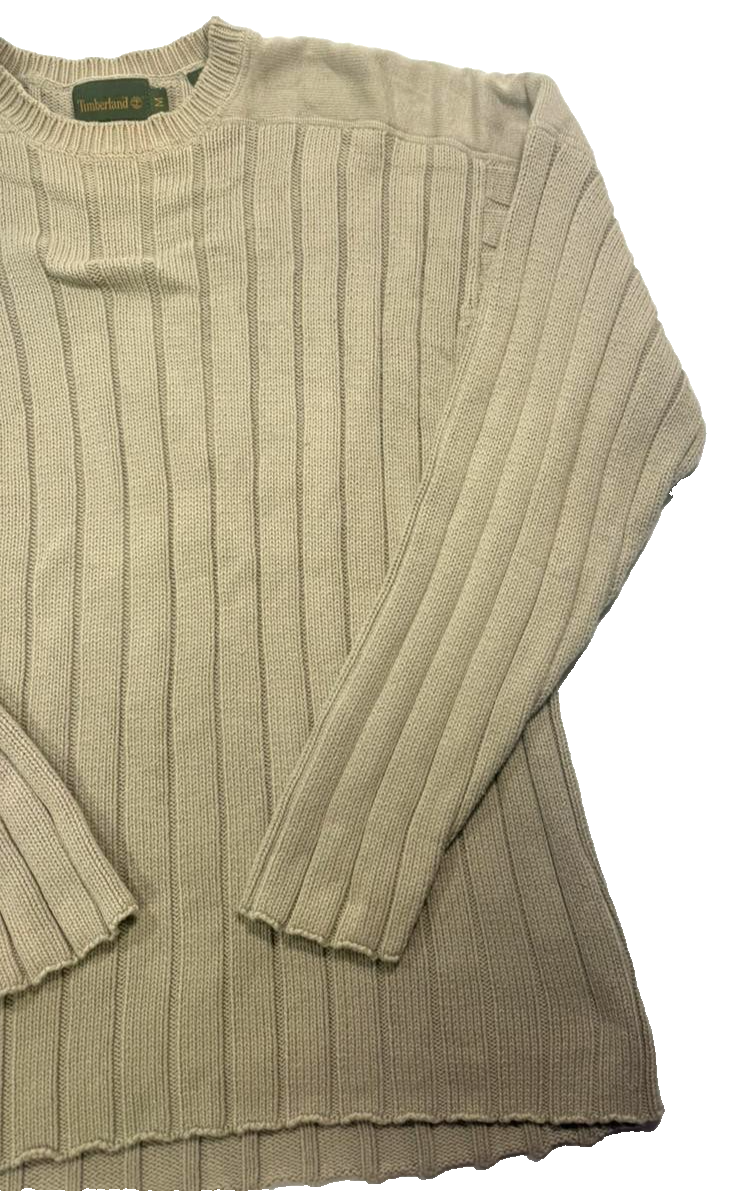 Men's Timberland Ribbed Knit Cotton Blend Sweater - Size M