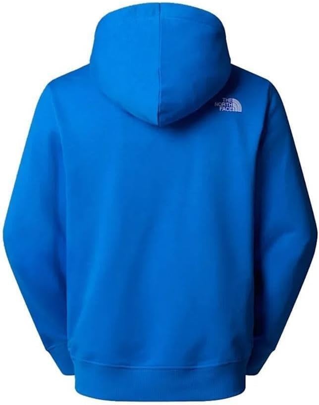 The North Face Blue Hoodie Mens Size L Logo Pullover Sweatshirt L