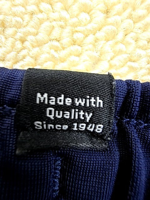 Puma Men's Navy Blue Track Jogger Sweatpants L Drawstring Relaxed