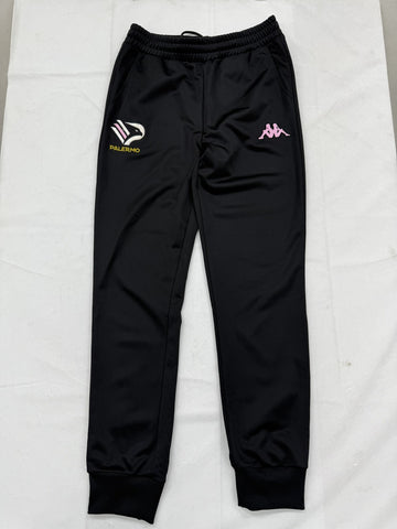 Kappa Unisex Black Track Pants 100% Polyester Regular Turkey 2020-21
