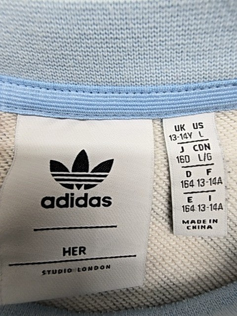 Adidas Originals Girls Butterfly Hoodie 13-14 Multicolor Oversized