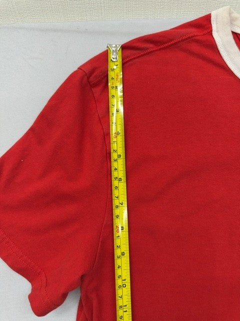 Tommy Jeans Men's Red Short Sleeve T-Shirt XS Cotton Crew Neck