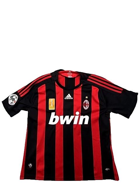 Adidas Men's Red Shirt – Size M, Striped, Short Sleeve