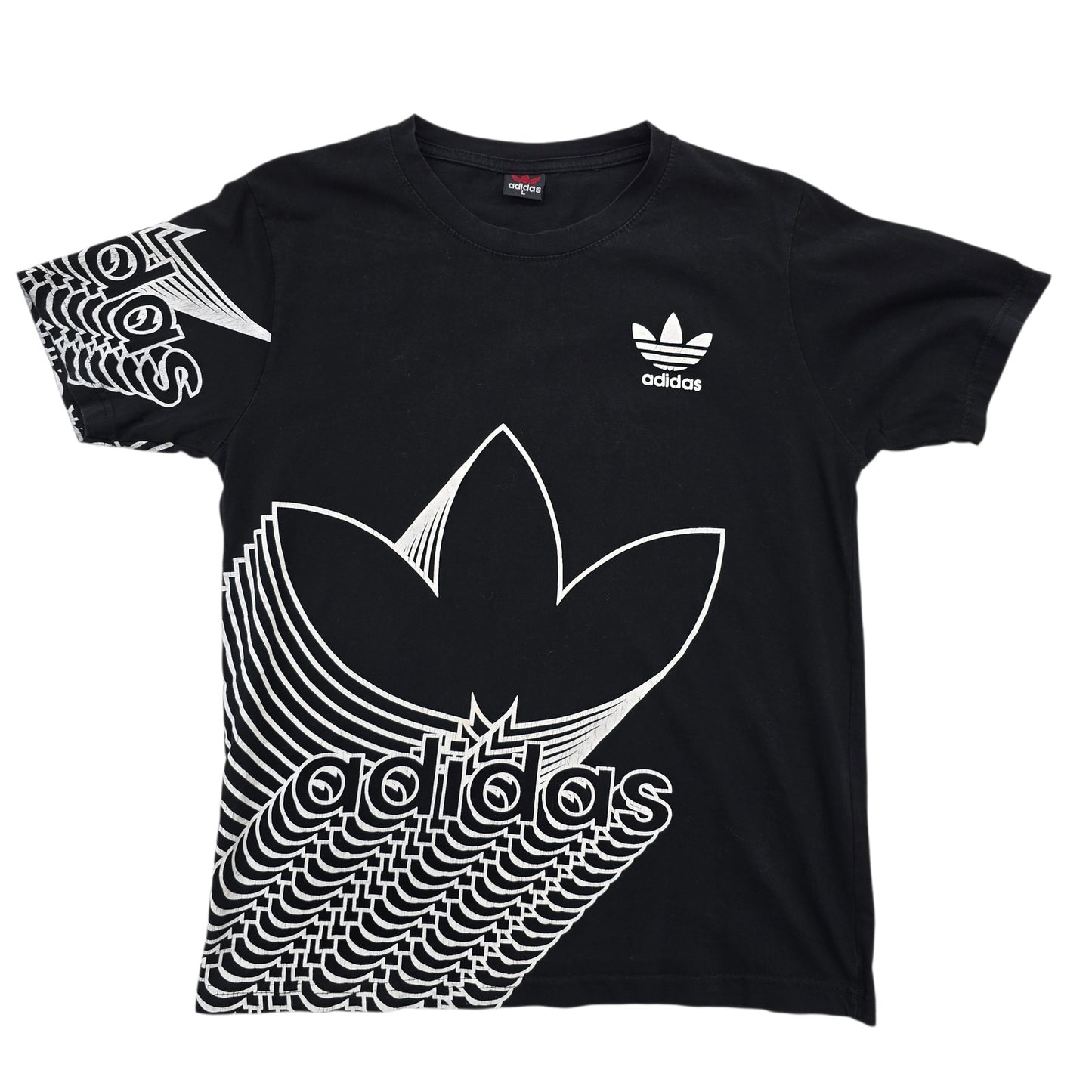 Adidas Originals Boys Black T-Shirt size L product image 1