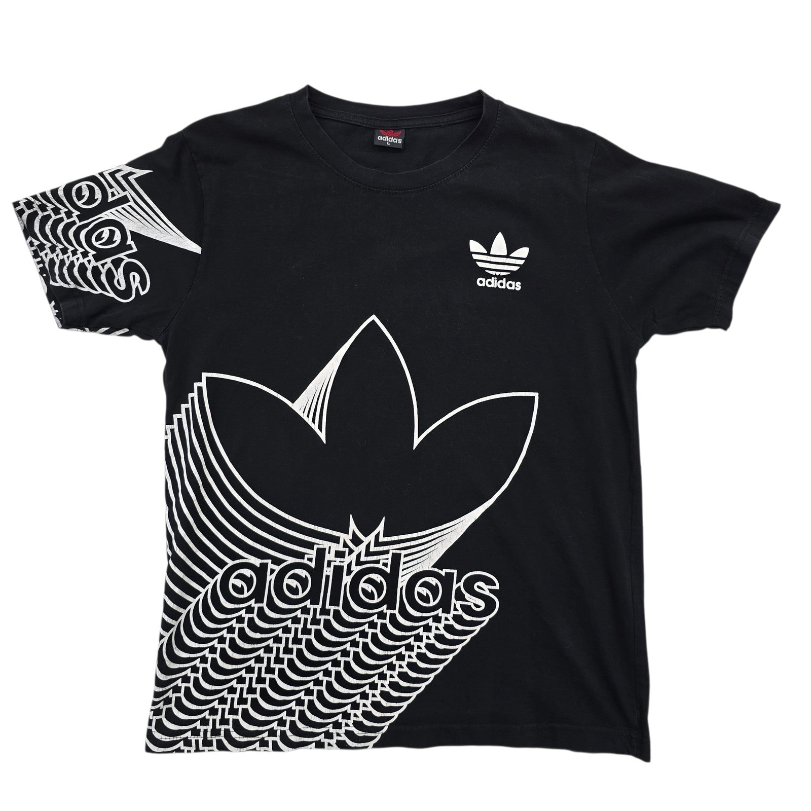 Adidas Originals Boys Black T-Shirt size L product image 1