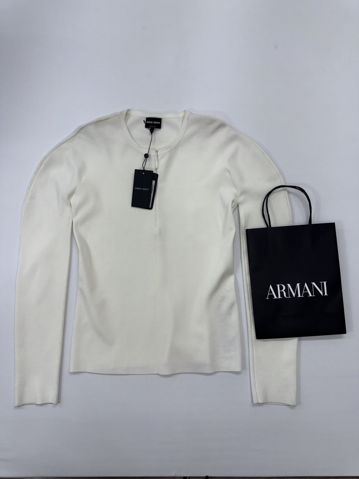 Giorgio Armani Women White Sweater product image 1