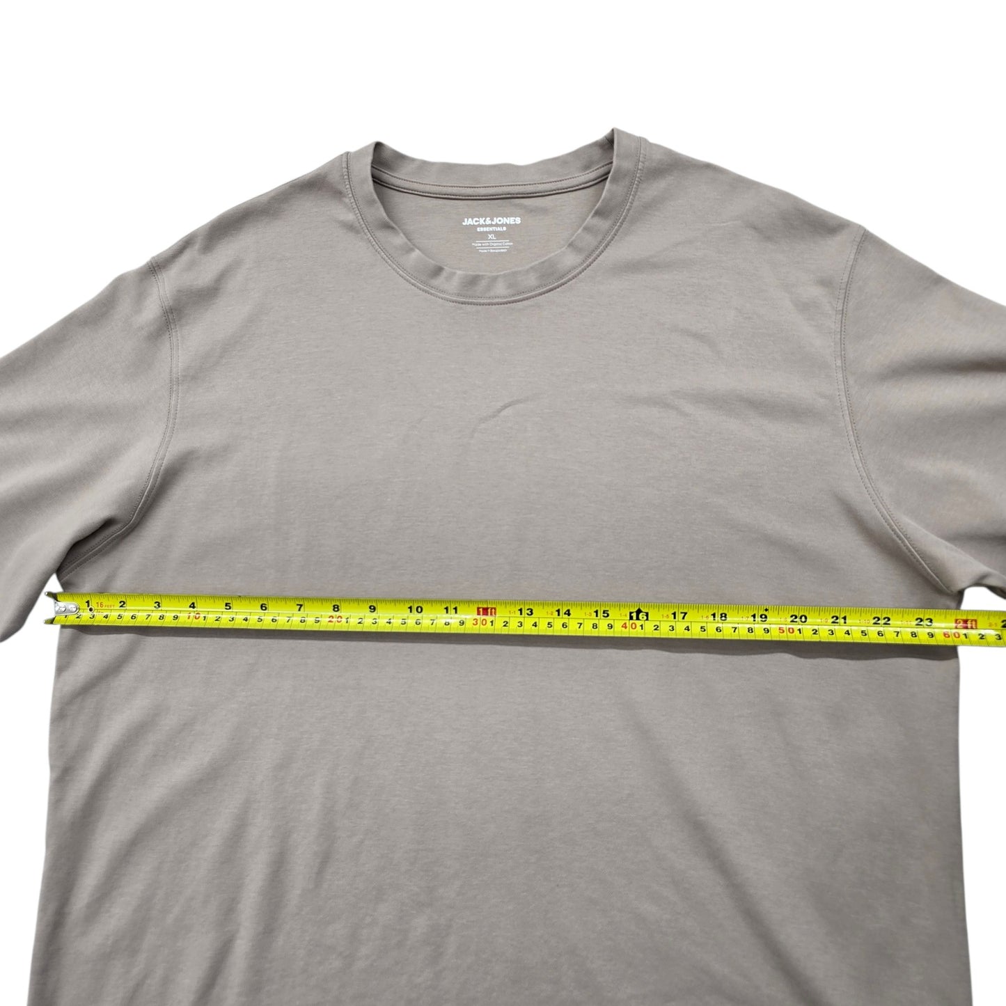 Jack & Jones Men Beige T-Shirt size XL product image 7