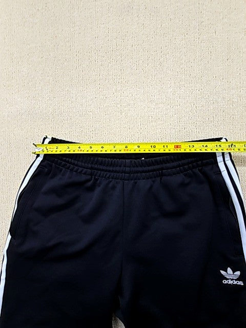 Adidas Unisex Black 3-Stripes Track Pants Size L