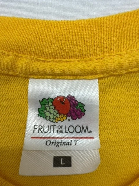 Fruit of the Loom Men Yellow T-Shirt size L product image 3